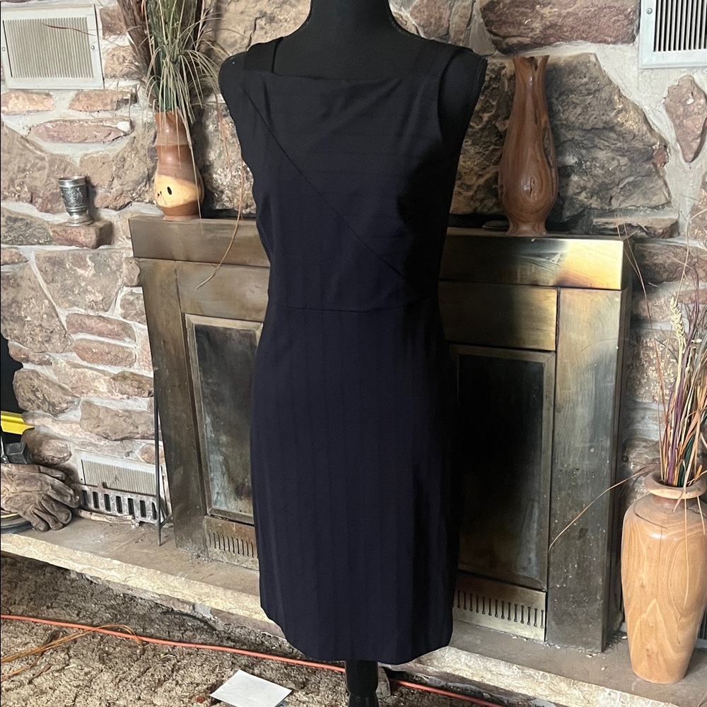 Ann Taylor Classic Black Midi Dress